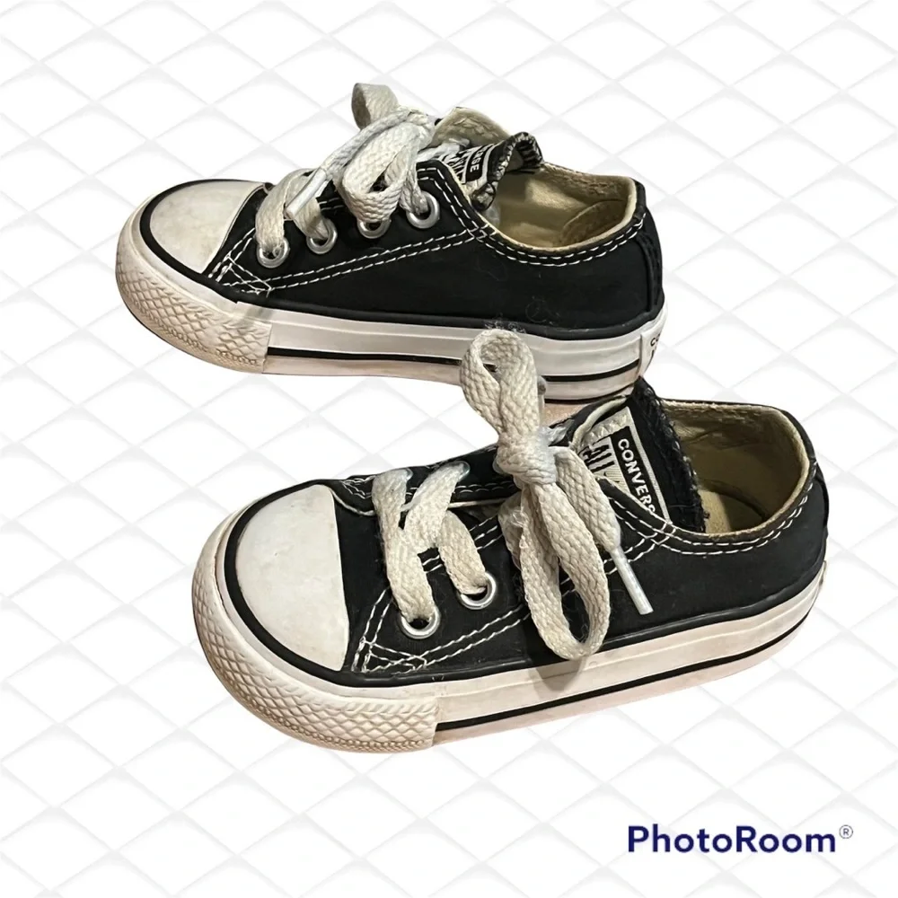 Converse All Star Black/White All Star Sneakers Infant 4